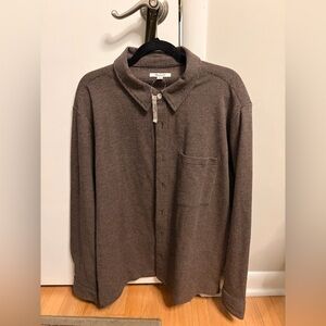 Madewell / Devoe Shirt / “Almost Black” / US L / Item NR757 / NWT